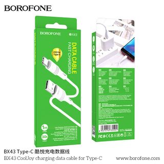 Cáp Sạc Truyền Dữ Liệu BOROFONE BX43 CoolJoy Cổng Type C
