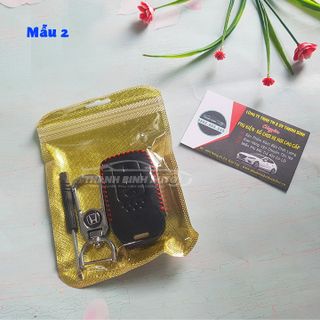 Móc Treo Chìa Khóa Bao Da Logo Xe Honda Cao Cấp Mẫu 2 - Thanh Bình Auto