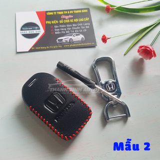 Móc Treo Chìa Khóa Bao Da Logo Xe Honda Cao Cấp Mẫu 2 - Thanh Bình Auto