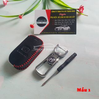 Móc Treo Chìa Khóa Bao Da Logo Xe Honda Cao Cấp Mẫu 1 - Thanh Bình Auto