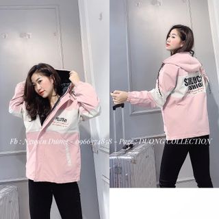 Áo khoac dù nữ phối cute