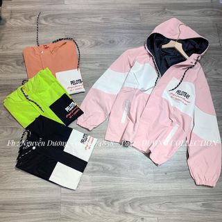 Áo khoac dù nữ phối cute