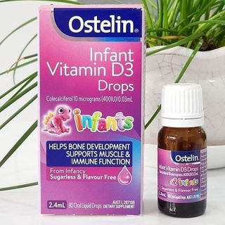 Vitamin D3 Drops Ostelin Cho Trẻ Từ Sơ Sinh Đến 12 Tuổi giá sỉ