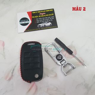 Móc Treo Chìa Khóa Bao Da Logo Xe KIA Cao Cấp Mẫu 2 - Thanh Bình Auto