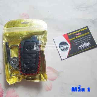 Móc Treo Chìa Khóa Bao Da Logo Xe Toyota Cao Cấp Mẫu 1 - Thanh Bình Auto