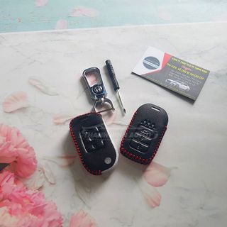 Móc Treo Chìa Khóa Bao Da Logo Xe Honda Cao Cấp Mẫu 1 - Thanh Bình Auto