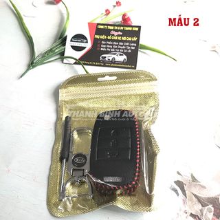 Móc Treo Chìa Khóa Bao Da Logo Xe KIA Cao Cấp Mẫu 2 - Thanh Bình Auto