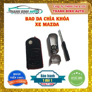 Móc Treo Chìa Khóa Bao Da Logo Xe Mazda Cao Cấp - Thanh Bình Auto