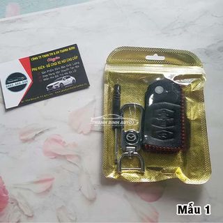 Móc Treo Chìa Khóa Bao Da Logo Xe Mazda Cao Cấp - Thanh Bình Auto