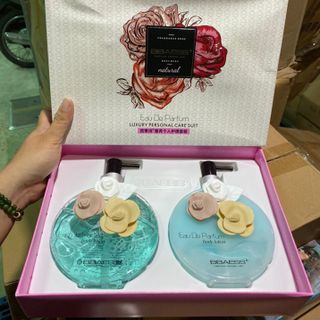 Set sữa tắm 3 bông