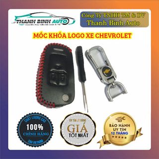 Móc Treo Chìa Khóa Bao Da Logo Xe Chevrolet Cao Cấp Mẫu 1 - Thanh Bình Auto