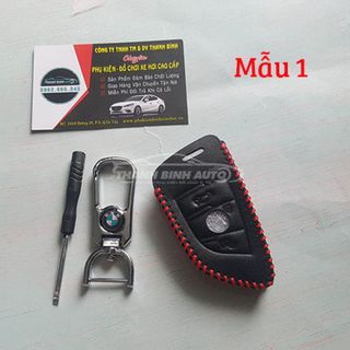 Móc Treo Chìa Khóa Bao Da Logo Xe B.M.W Cao Cấp Mẫu 1 - Thanh Bình Auto