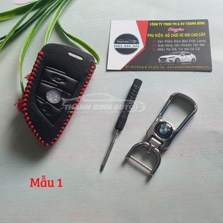 Móc Treo Chìa Khóa Bao Da Logo Xe B.M.W Cao Cấp Mẫu 1 - Thanh Bình Auto