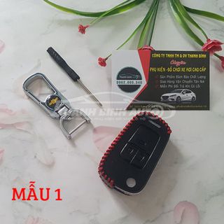 Móc Treo Chìa Khóa Bao Da Logo Xe Chevrolet Cao Cấp Mẫu 1 - Thanh Bình Auto