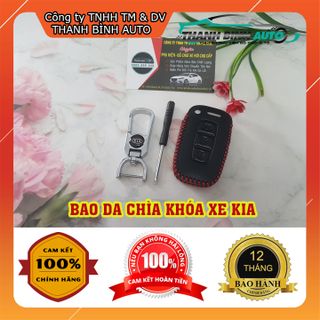 Móc Treo Chìa Khóa Bao Da Logo Xe KIA Cao Cấp Mẫu 1 - Thanh Bình Auto