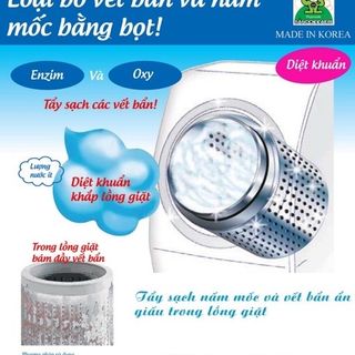 Bột vệ sinh lồng máy giặt ( cửa trên và cửa trước)