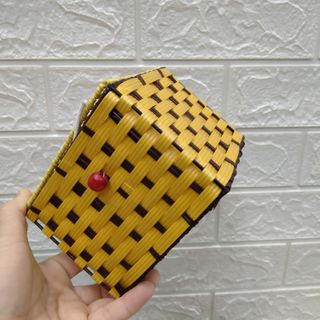 Hộp để giấy ăn vuông mây