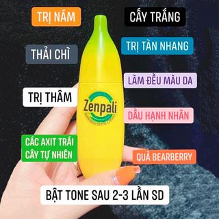 Chuối thải độc chì trắng da trị thâm