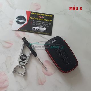 Móc Treo Chìa Khóa Bao Da Logo Xe KIA Cao Cấp Mẫu 3 - Thanh Bình Auto