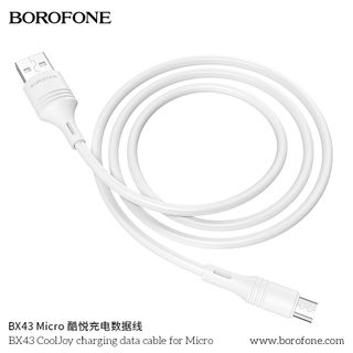 Cáp Sạc Truyền Dữ Liệu BOROFONE BX43 CoolJoy Cổng Micro