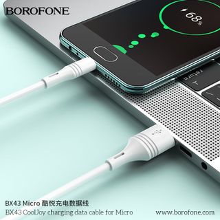 Cáp Sạc Truyền Dữ Liệu BOROFONE BX43 CoolJoy Cổng Micro