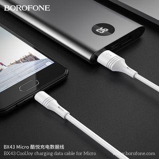 Cáp Sạc Truyền Dữ Liệu BOROFONE BX43 CoolJoy Cổng Micro
