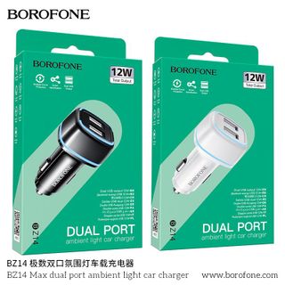 Sạc Xe Hơi Borofone BZ14 2 Cổng USB giá sỉ