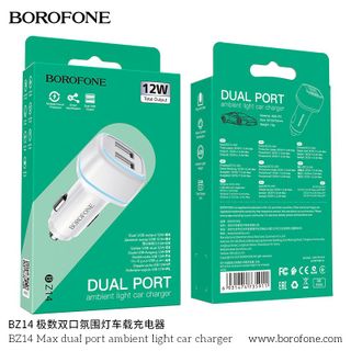 Sạc Xe Hơi Borofone BZ14 2 Cổng USB