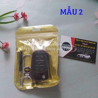 Móc Treo Chìa Khóa Bao Da Logo Xe Chevrolet Cao Cấp Mẫu 2 - Thanh Bình Auto