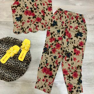 đồ bộ tole hoa nữ sỉ cao cấp