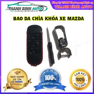 Móc Treo Chìa Khóa Bao Da Logo Xe Mazda Cao Cấp Mẫu 2 - Thanh Bình Auto