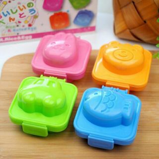 Set 2 khuôn cơm KOKUBO Nhật Bản hình gấu - thỏ, oto - cá giá sỉ