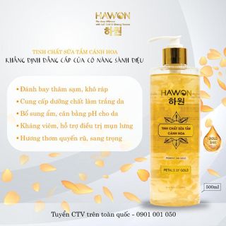 Gel tắm trắng body Hawon 500ml