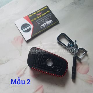 Móc Treo Chìa Khóa Bao Da Logo Xe B.M.W Cao Cấp Mẫu 2 - Thanh Bình Auto