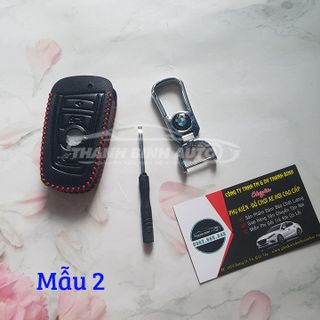Móc Treo Chìa Khóa Bao Da Logo Xe B.M.W Cao Cấp Mẫu 2 - Thanh Bình Auto