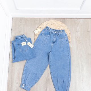 Quần kiểu jean không co giãn