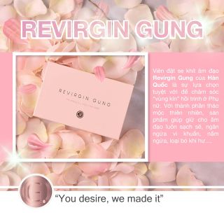 Viên Đặt phụ khoa Revirgin Gung - Gcell Hàn Quốc