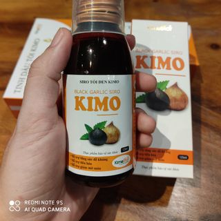 Siro tỏi đen Kimo 125ml, giảm ho, tăng đề kháng - Đã có 100.000 bố mẹ tin dùng