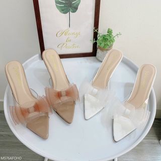 Gót Mũi Nhọn Nơ Lưới giá sỉ​, giá bán buôn
