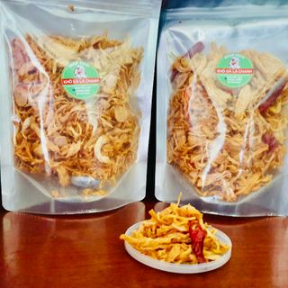 Khô gà cháy tỏi giòn