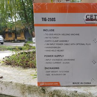 Máy hàn TIG 250S, Máy hàn 1 chức năng, Máy hàn cao cấp thương hiệu CET