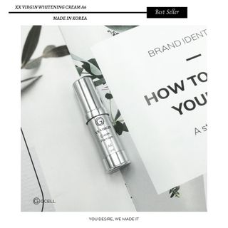 Kem trị thâm Nách - Bẹn - Mông XXvirgin A6 size 5ml Gcell Hàn Quốc