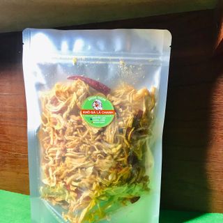 Khô gà cháy tỏi giòn