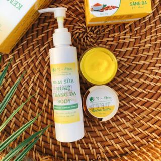 Kem Sữa Nghệ Trắng Da Body S-Mom