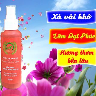 Xịt xả vải khô hương nước hoa
