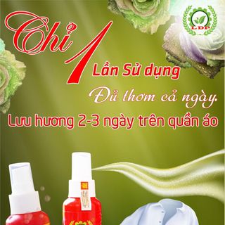 Xịt xả vải khô hương nước hoa