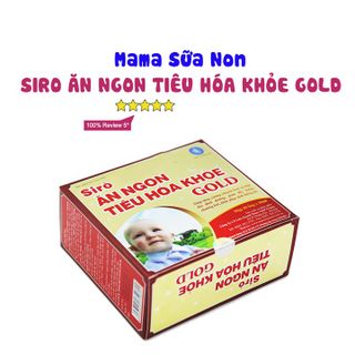 Siro Ăn Ngon, Tiêu Hóa Khỏe Gold (20 ống)