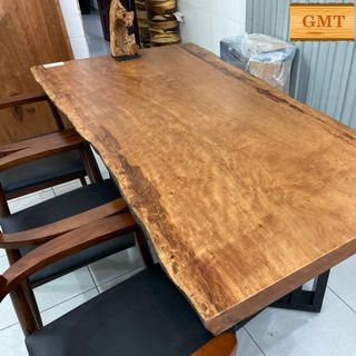Mặt bàn ăn gỗ gụ nam phi dài 1,8m