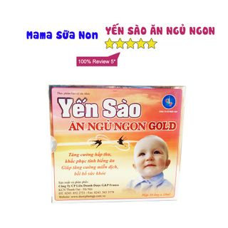 Yến Sào Ăn, Ngủ Ngon Gold (Hộp 10 ống)