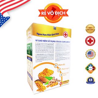 Mama Sữa Non Colos Curcumin (hộp) - tăng cường hệ miễn dịch, nhanh chóng hồi phục sức khỏe cho phụ nữ sau sinh mổ, người mới ốm dậy, người lớn tuổi